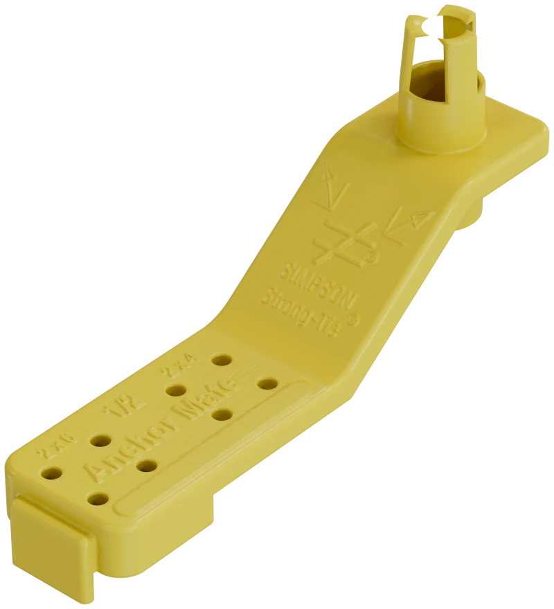 Simpson Strong-Tie AM 1/2 AnchorMate® 1/2-in. Dia. Anchor Bolt Holder — Yellow (100-Qty) (Pack of 60)