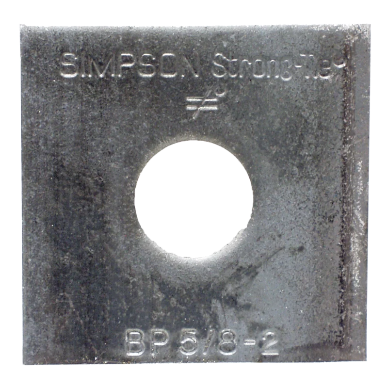 Simpson Strong-Tie BP 5/8-2 BP 2 in. x 2 in. Bearing Plate with 5/8 in. Bolt Dia.