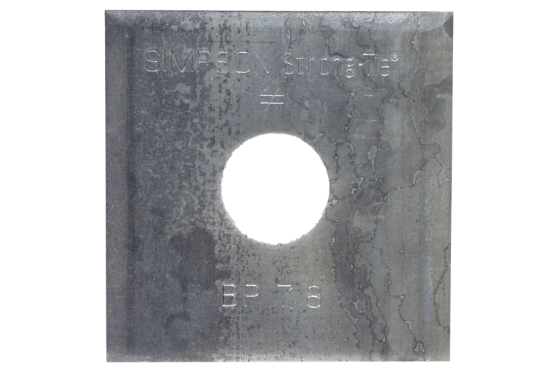 Simpson Strong-Tie BP 7/8-R BP 3 in. x 3 in. Bearing Plate with 7/8 in. Bolt Dia.