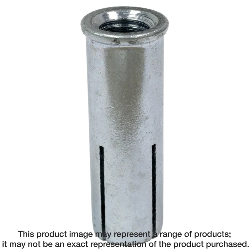 Simpson Strong-Tie DIABL25 DIAB Lipped Drop-In Internally Threaded Anchor for 1/4-in. Rod (100-Qty) (Pack of 5)