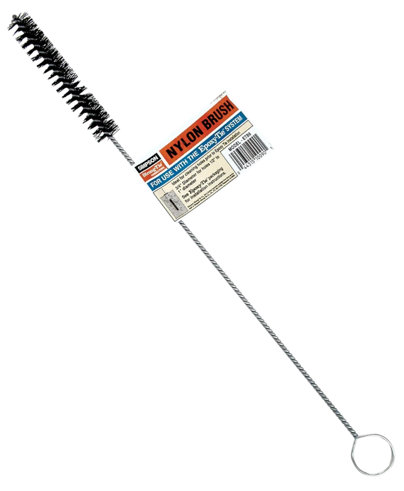 Simpson Strong-Tie ETB6 ETB 3/4 in. x 16 in. Nylon Hole-Cleaning Brush