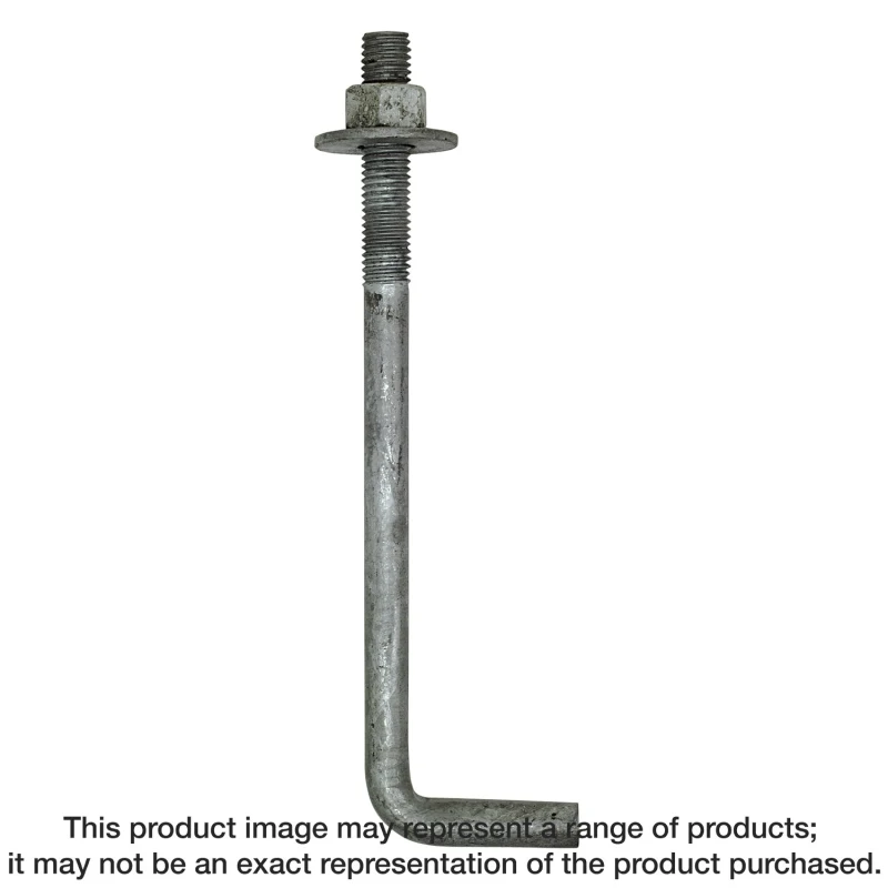Simpson Strong-Tie LBOLT62100HDG 5/8 in. x 10 in. Hot-Dip Galvanized L-Bolt Anchor Bolt (25-Qty)