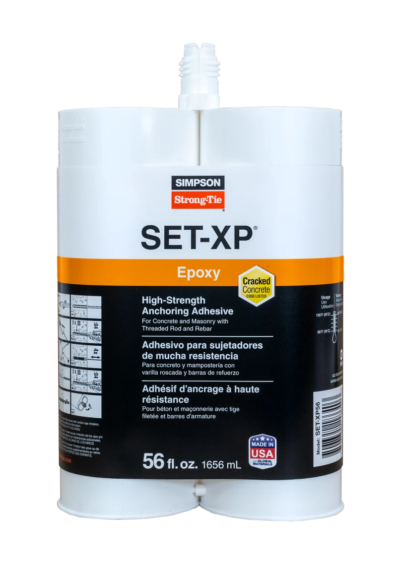 Simpson Strong-Tie SET-XP56 SET-XP® 56-oz. High-Strength Epoxy Adhesive Cartridge