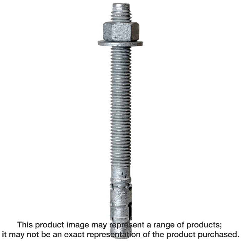 Simpson Strong-Tie STB2-50414MGR25 Strong-Bolt® 2 — 1/2 in. x 4-1/4 in. Mechanically Galvanized Wedge Anchor (25-Qty)