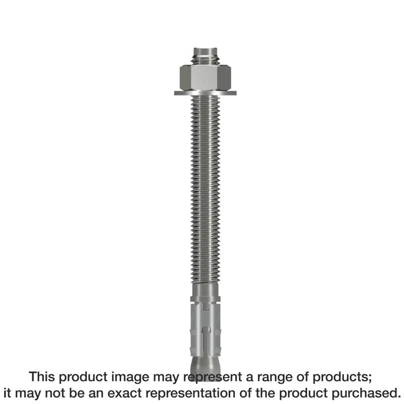 Simpson Strong-Tie STB2-627006SS-SE Strong-Bolt® 2 — 5/8 in. x 7 in. Type 316 Stainless-Steel Wedge Anchor (10-Qty)
