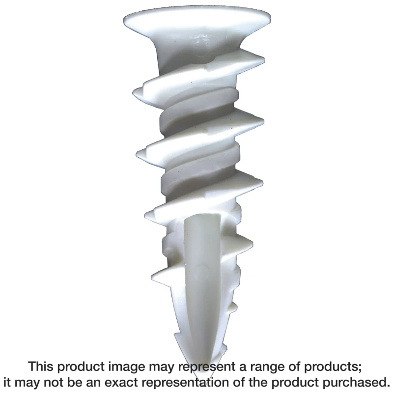 Simpson Strong-Tie SWN08L-R100 Sure Wall™ Nylon Drywall Anchor for #8 x 1-1/4 in. Screw (100-Qty)