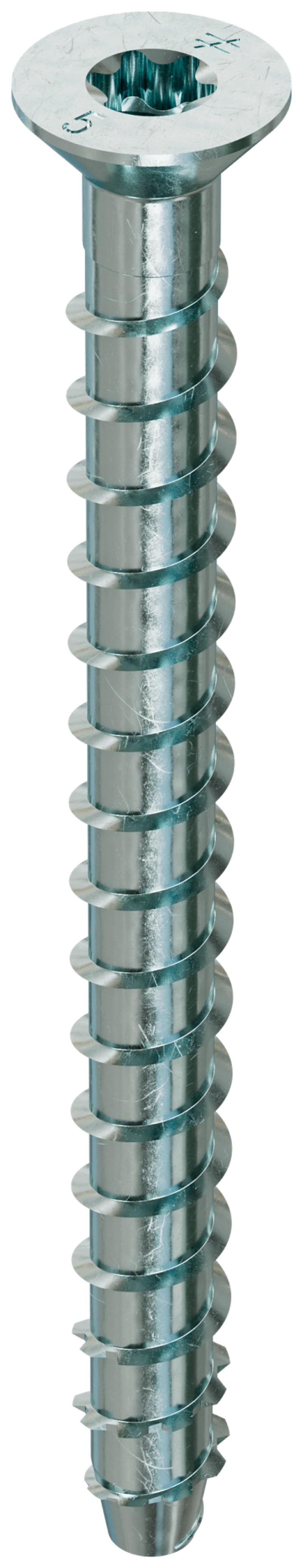 Simpson Strong-Tie THD37500CS Titen HD® 3/8 in. x 5 in. Zinc-Plated Countersunk Head Heavy-Duty Screw Anchor (50-Qty)