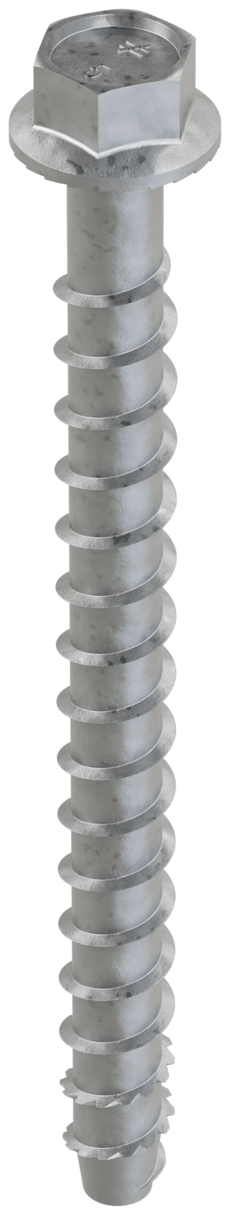 Simpson Strong-Tie THD37500HMG Titen HD® 3/8 in. x 5 in. Mechanically Galvanized Heavy-Duty Screw Anchor (50-Qty) (Pack of 2)