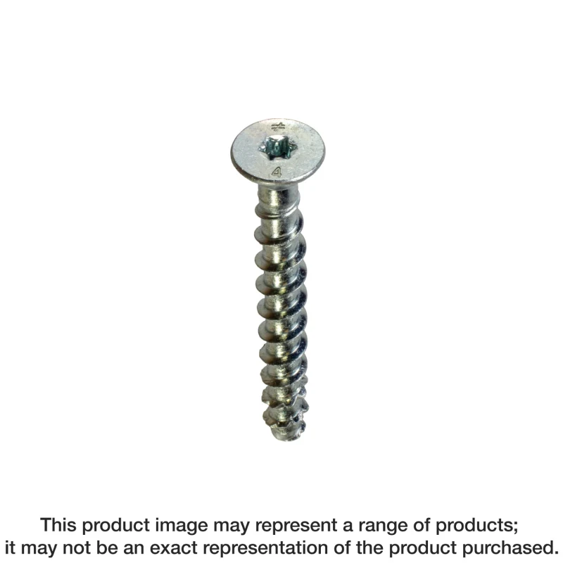 Simpson Strong-Tie THDB25178CS Titen HD® 1/4 in. x 1-7/8 in. Zinc-Plated Countersunk Head Heavy-Duty Screw Anchor (100-Qty) (Pack of 490)