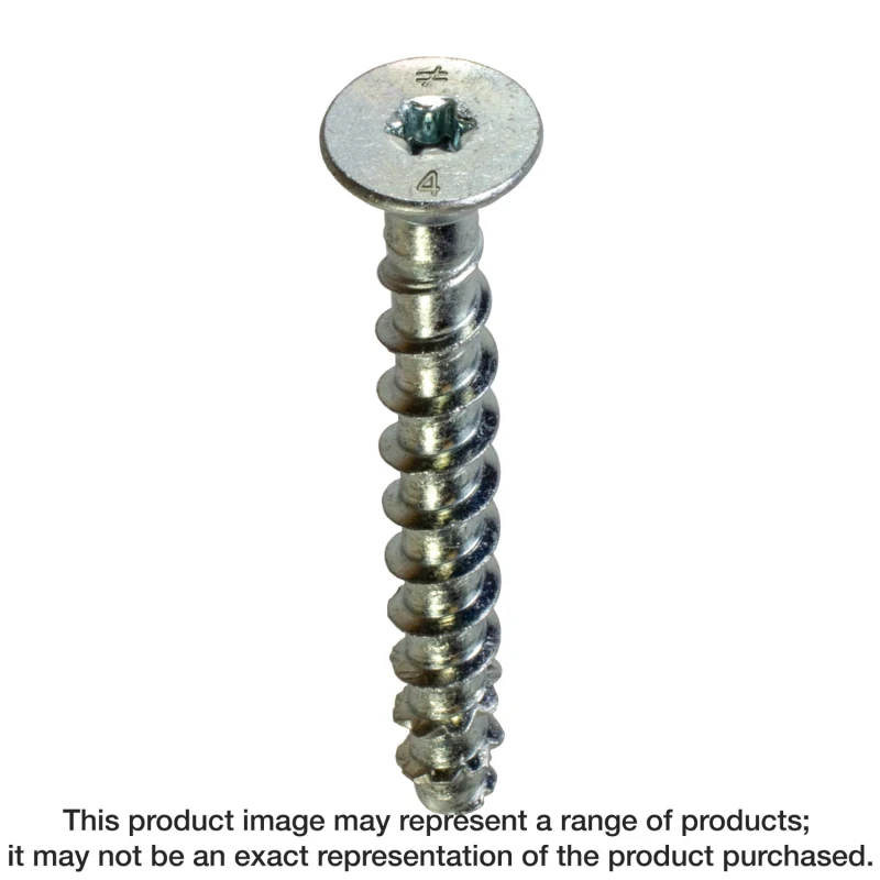 Simpson Strong-Tie THDB25312CS Titen HD® 1/4 in. x 3-1/2 in. Zinc-Plated Countersunk Head Heavy-Duty Screw Anchor (50-Qty) (Pack of 490)
