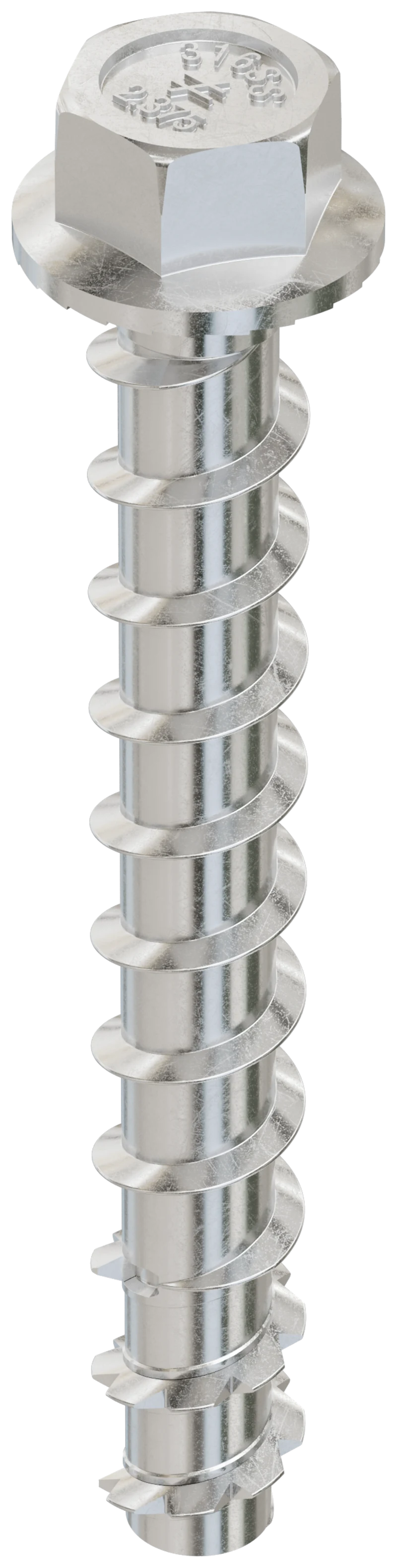 Simpson Strong-Tie THDC25238H6SS Titen HD® 1/4 in. x 2-3/8 in. Type 316 Stainless-Steel Heavy-Duty Screw Anchor (50-Qty) (Pack of 5)
