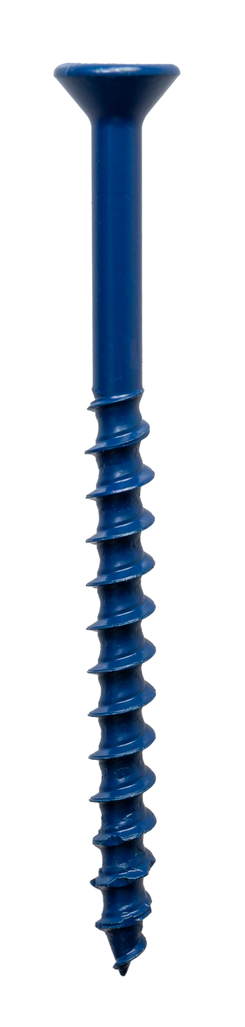 Simpson Strong-Tie TNT18234TF Titen Turbo™ — 3/16 in. x 2-3/4 in. 6-Lobe Flat-Head Concrete and Masonry Screw, Blue (100-Qty)