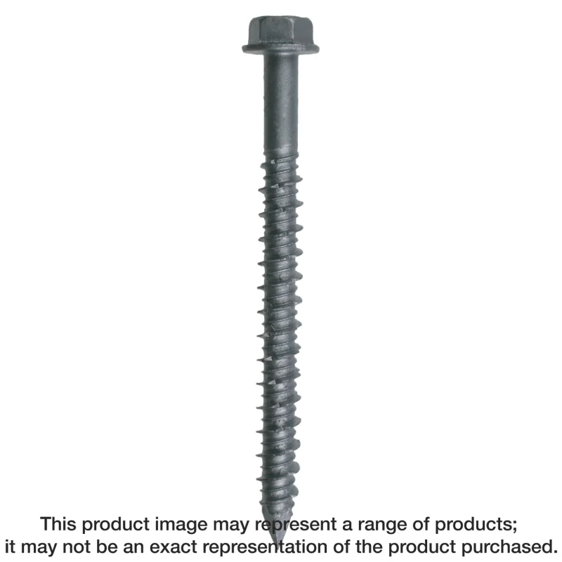 Simpson Strong-Tie TTN25334PFSS Titen® 1/4 in. x 3-3/4 in. Phillips Flat-Head Stainless-Steel Concrete and Masonry Screw (100-Qty) (Pack of 4)