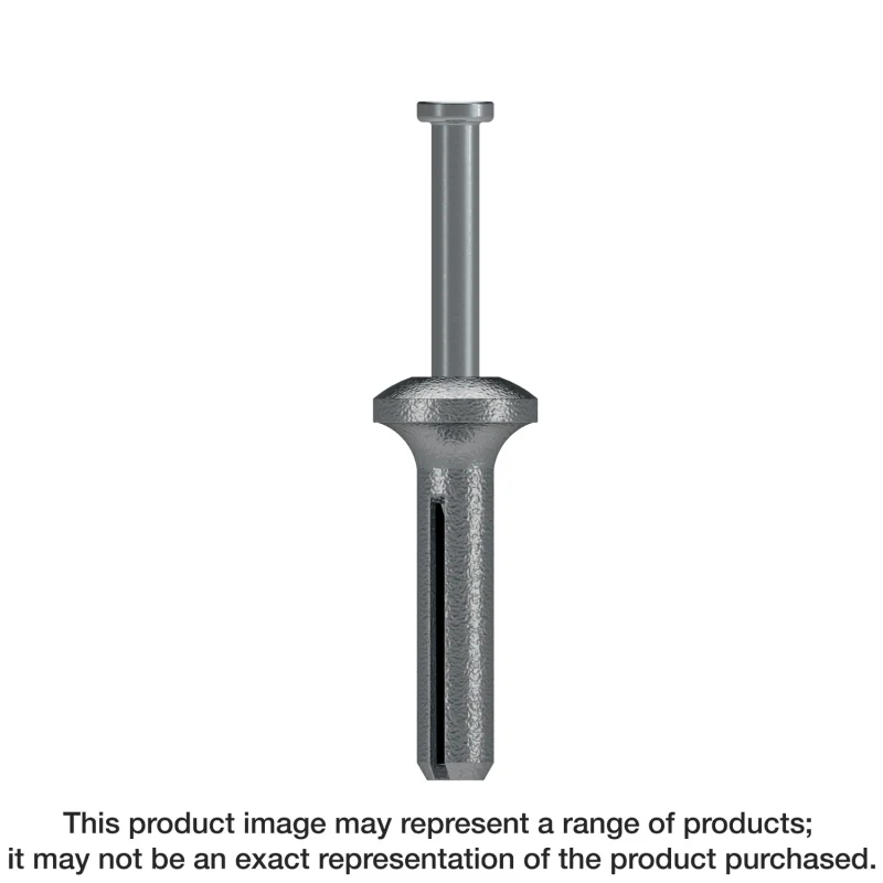 Simpson Strong-Tie ZN25100SS Zinc Nailon™ 1/4 in. x 1 in. Stainless-Steel Pin-Drive Anchor (100-Qty) (Pack of 5)