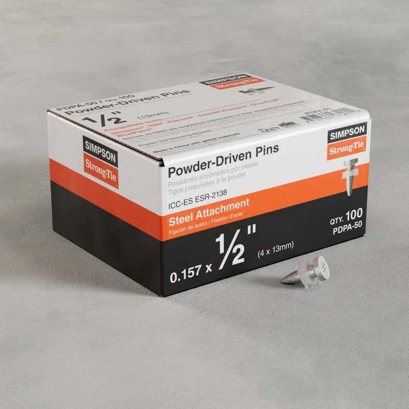 Simpson Strong-Tie PDPA-50 PDPA .157 in. x 1/2 in. Powder-Actuated Drive Pin (100-Qty)