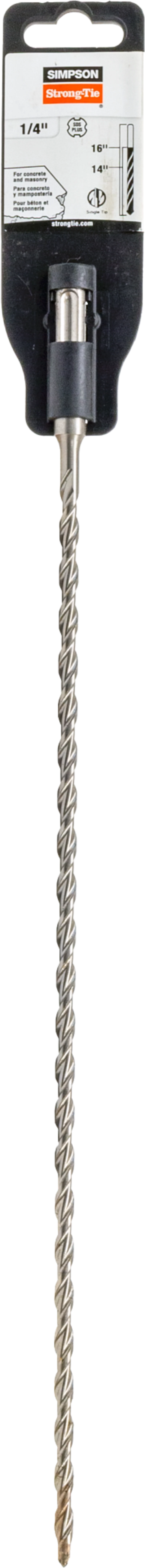 Simpson Strong-Tie MDPL02516 1/4 in. x 16 in. SDS-plus® Shank Drill Bit