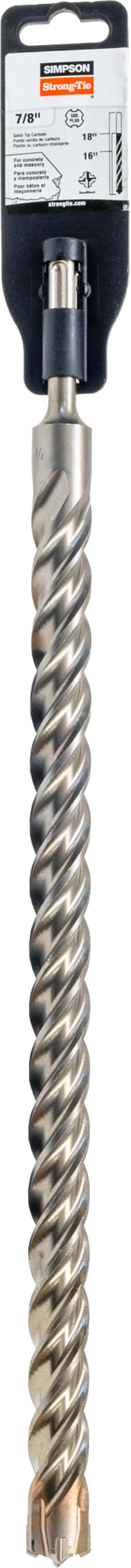 Simpson Strong-Tie MDPL08718Q 7/8 in. x 18 in. SDS-plus® Quad-Head Shank Drill Bit