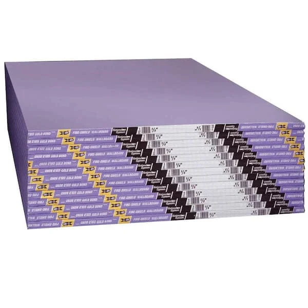 5/8" 4 X 12 MOLD TOUGH FIRECODE SHEETROCK PURPLE DRYWALL