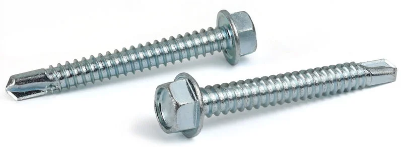12X1 ZINC HEX SELF DRIL BX 250