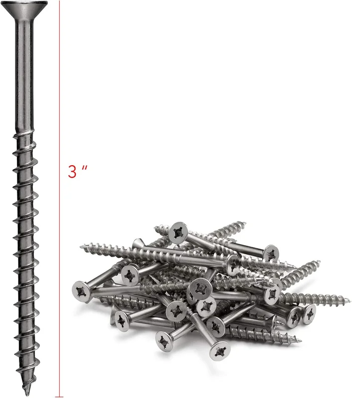 10 X 3 PHILLIPS FLAT WOOD SCREW 30 PCS