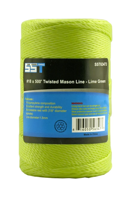 MASONS LINE LIME GREEN 500'