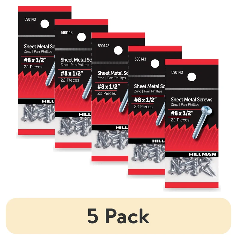 8X1/2 SHEET METAL SCREWS 125