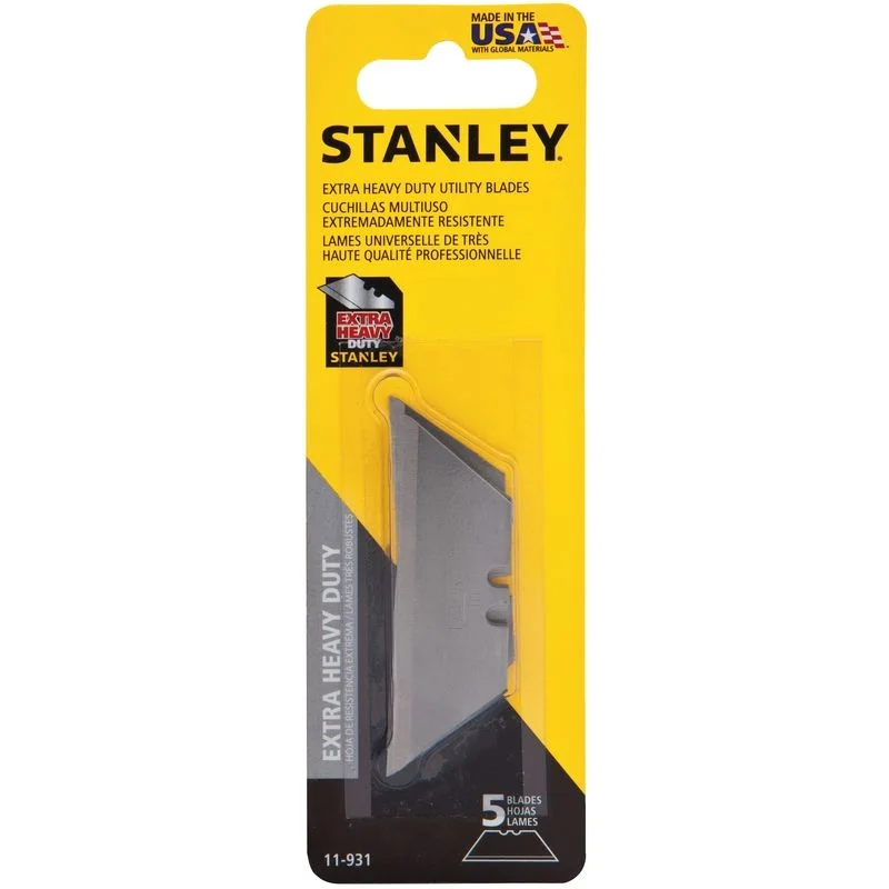 STANLEY UTILITY BLADES 5PC