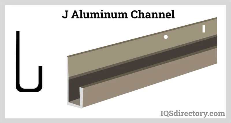 1/2 X 10 ALUMINUM J CHANNEL