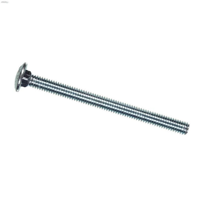 1/4 X 1" CARRIAGE ZINC BOLT
