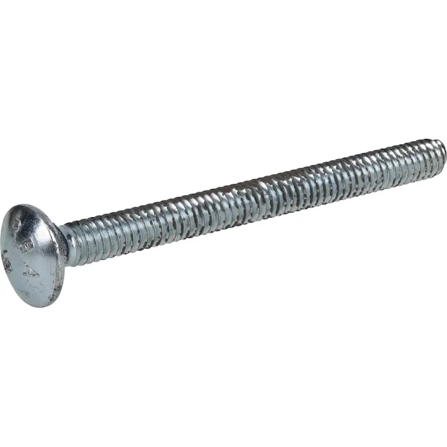 1/4 X 3" CARRIAGE ZINC BOLT