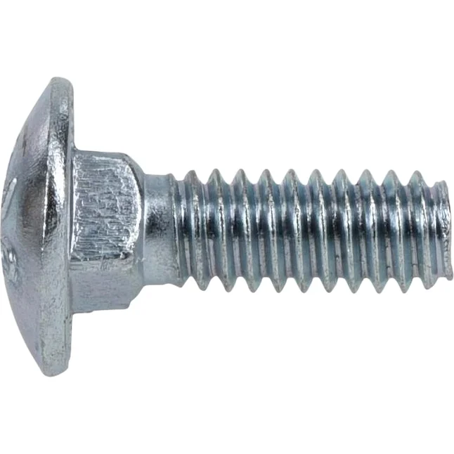 1/4 X 3/4" CARRIAGE ZINC BOLT