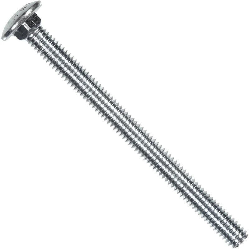 1/4 X 4" CARRIAGE ZINC BOLT