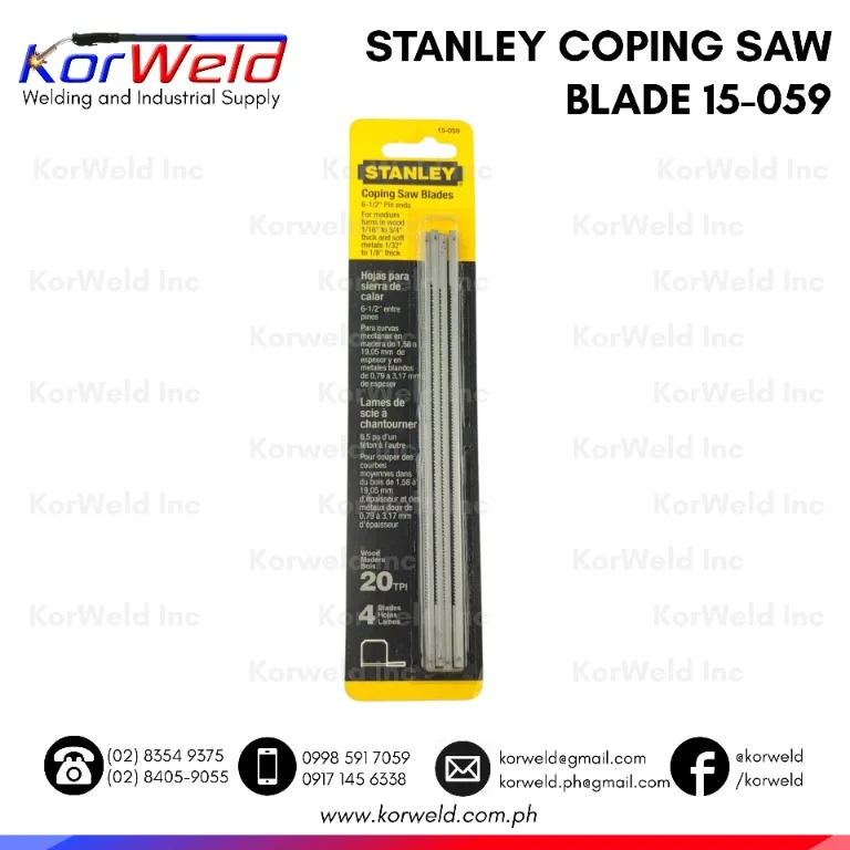 COPING SAW BLADES
