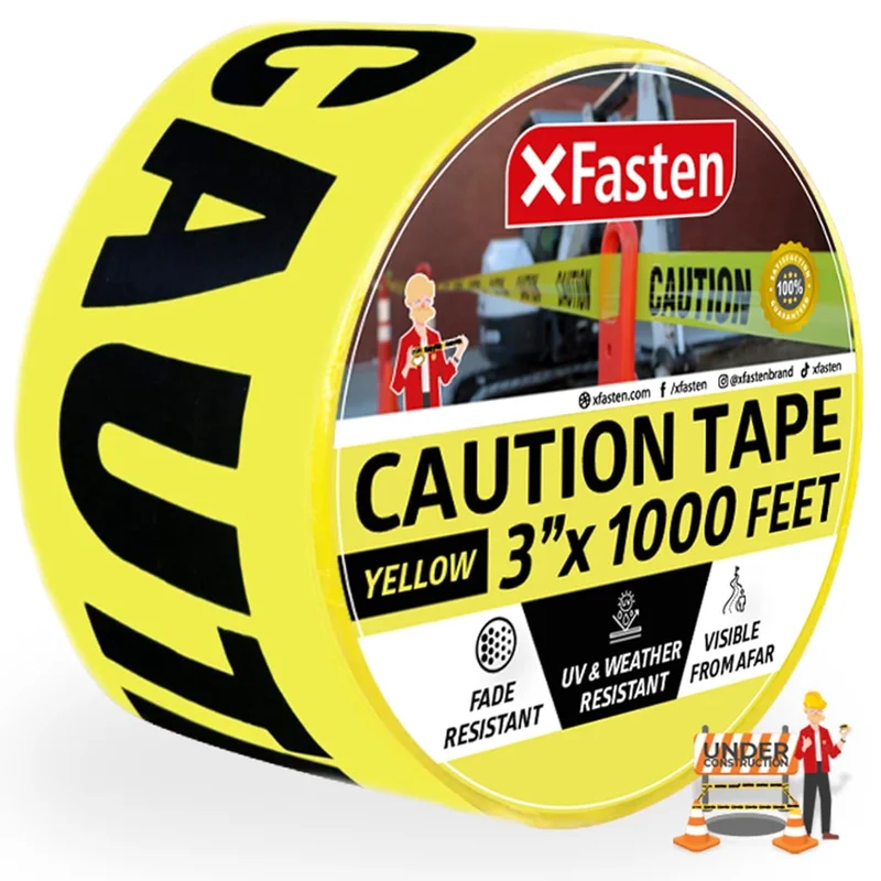 CAUTION TAPE 1000FT 3"X1000'X2.0