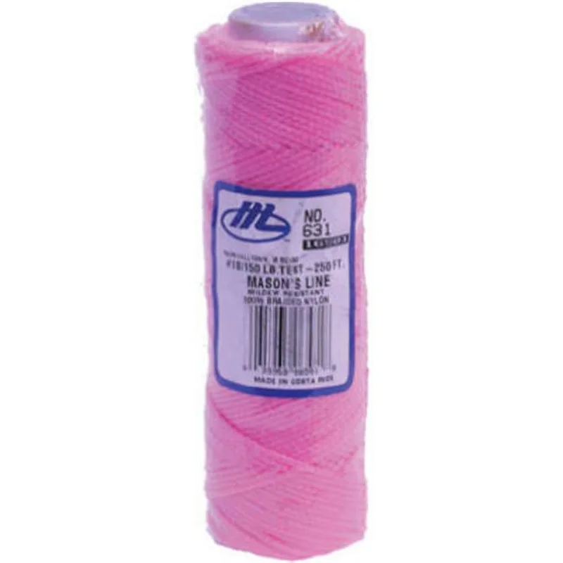 MASON'S LINE BOARD 250' FLUORESCENT PINK 6"