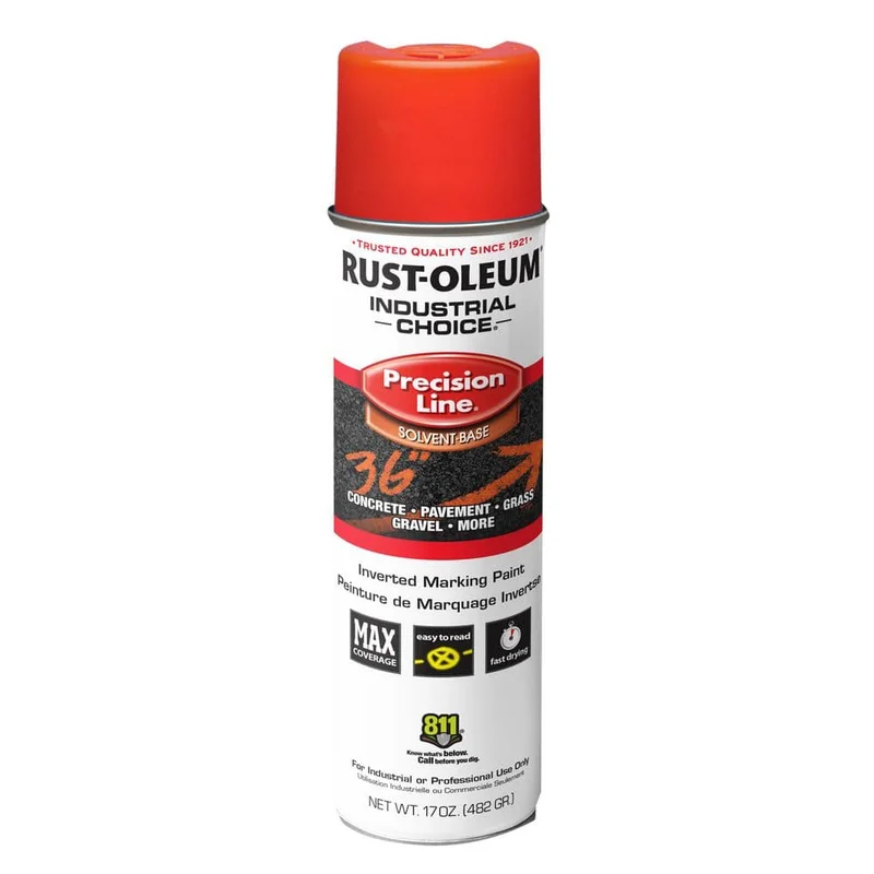 UP/DWN SPR PAINT RED FL RUST-OLEUM