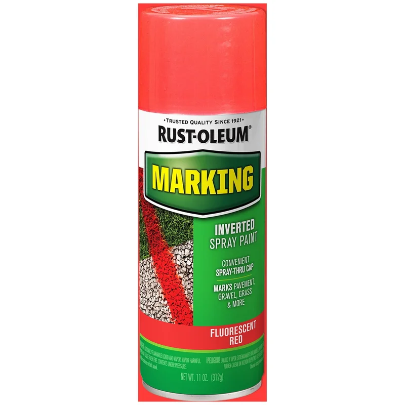 FLUORESCENT RED RUST-OLEUM