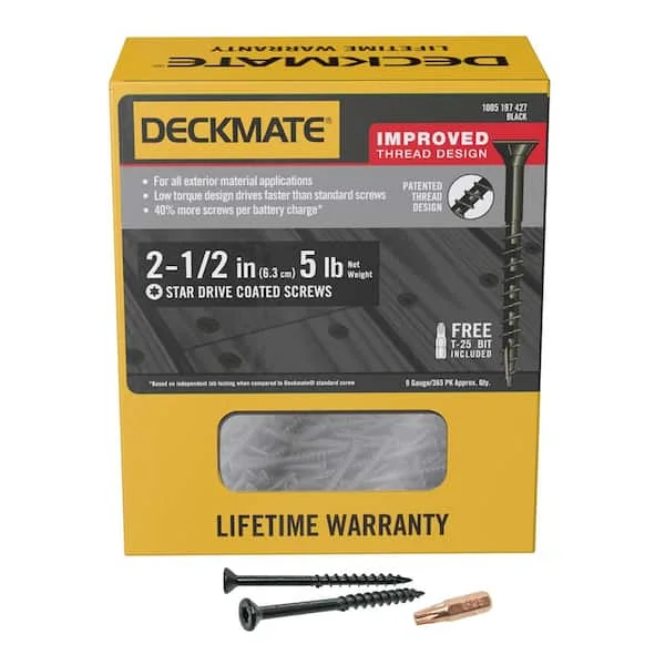 5 LB 2 1/2" STAR DECK SCREW GR