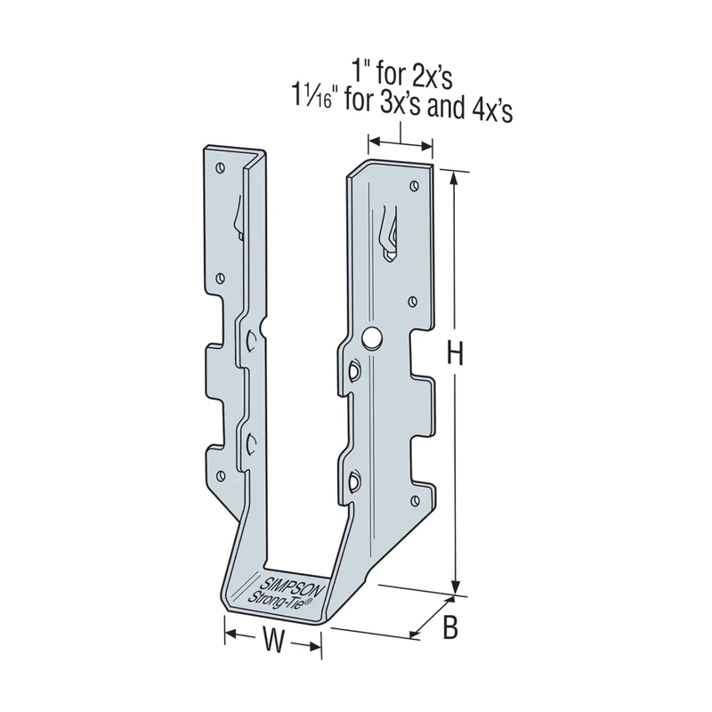 Simpson Strong-Tie Z-max 2 x 8 Single Hanger