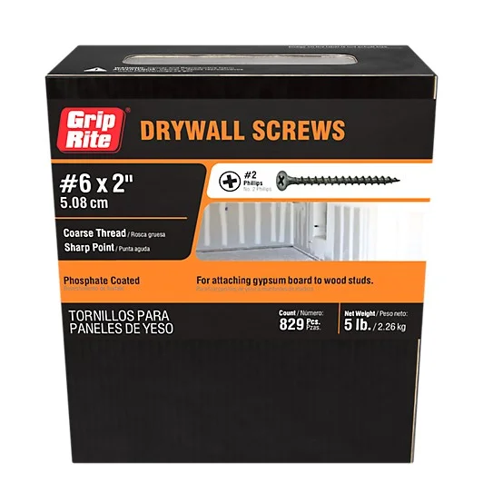 2" DRYWALL SCREWS 5 LB COARSE