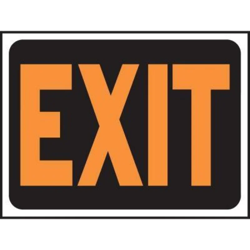EXIT PLASTIC SIGN