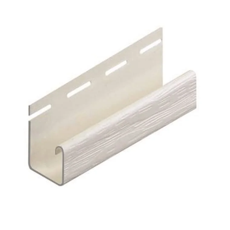 3/4" X 12'6" J CHANNEL WHITE V/S