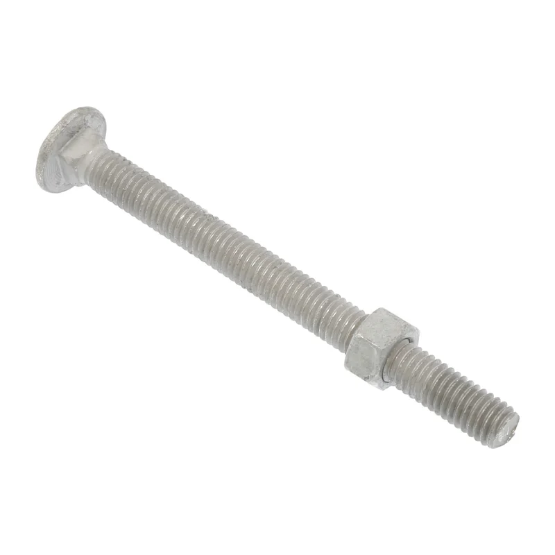 3/8 X 4" CARRIAGE GALVANIZED BOLT