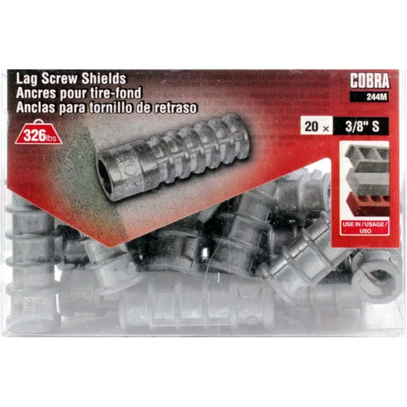 3/8" SHORT LAG SHIELDS