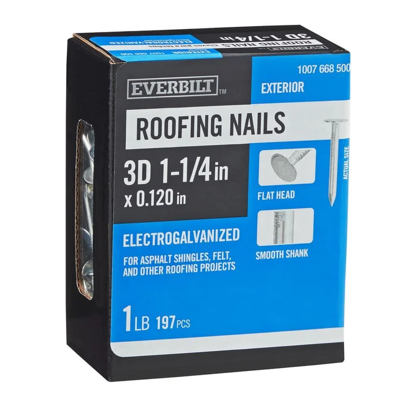 3D HOT DIPPED GALVANIZED SHINGLE NAIL 1 LB