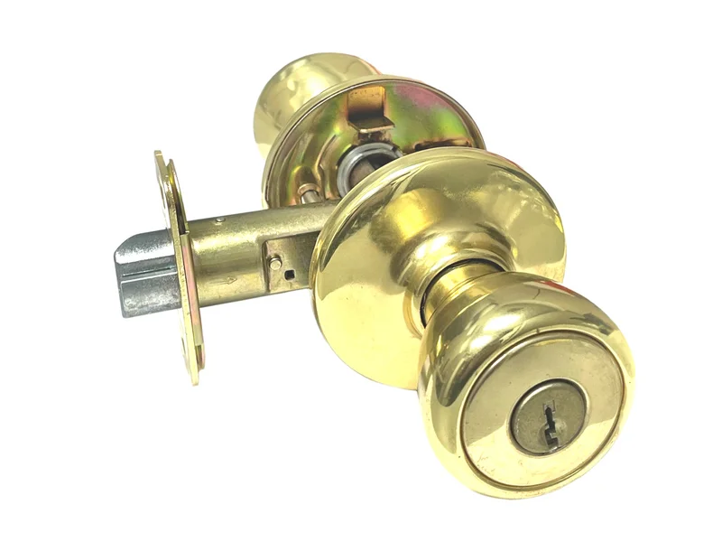 ENTRY LOCK BRASS 2-3/8 - TYLO
