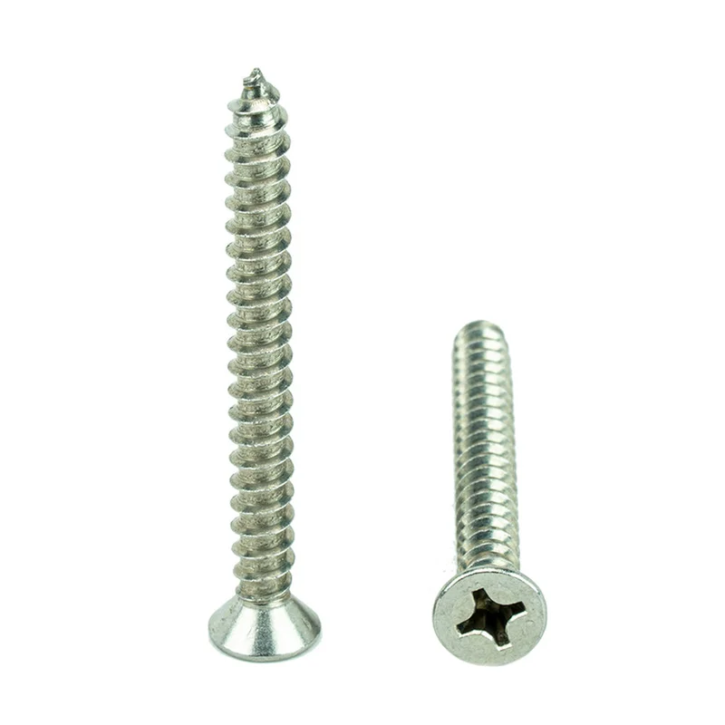 8 X 2 1/2 FLAT HEAD PHILLIPS SCREW