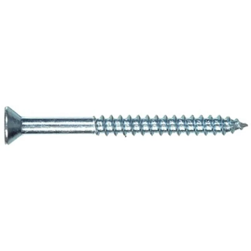 10 X 3 FLAT HEAD PHILLIPS WOOD SCREWS 100 PACK