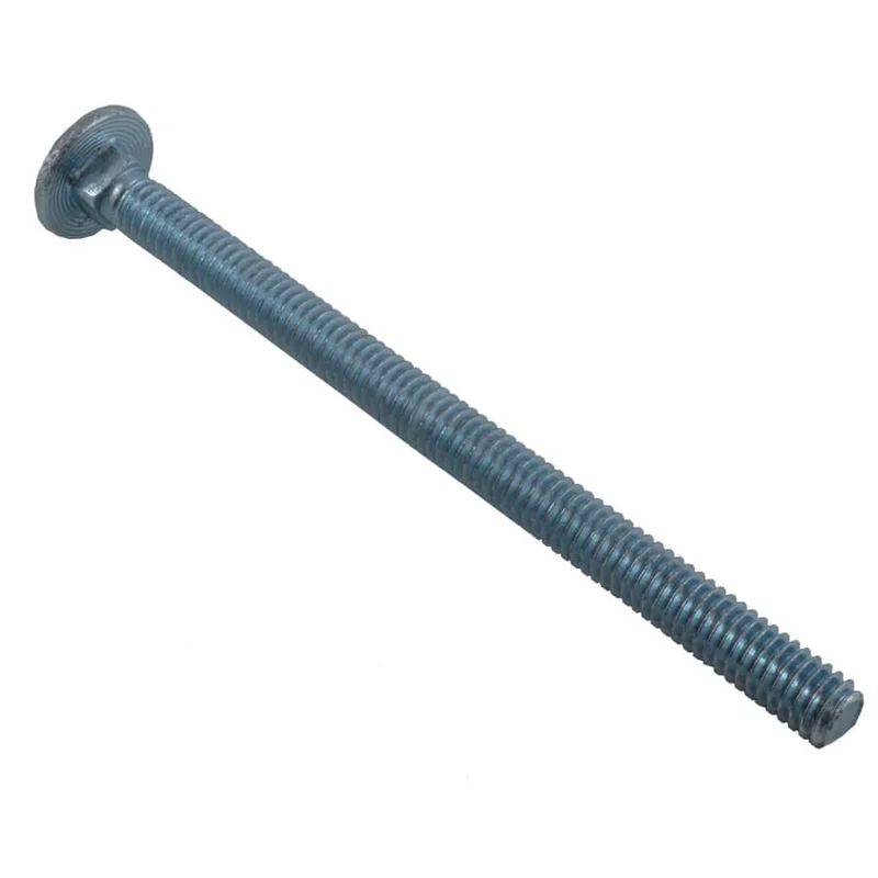5/16 X 4" CARRIAGE ZINC BOLT