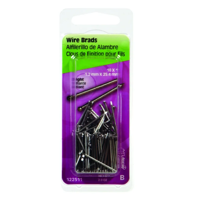 1" 18 GA WIRE BRADS 2 OZ
